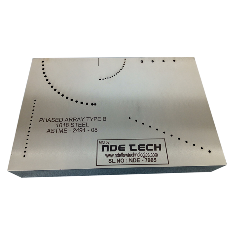 Paut And Tofd Calibration BlockPHASED ARRAY TEST BLOCK